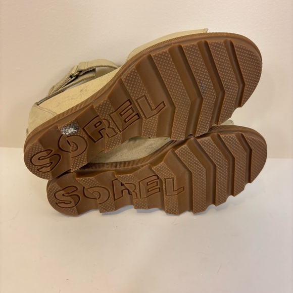 Sorel Women's Cream Wedge Sandals - Picture 7 of 8